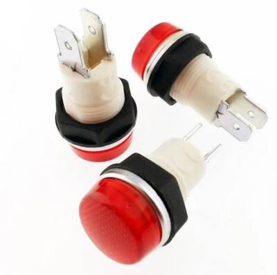 Emas S140 Sinyal 14MM 220V Kırmızı - 1