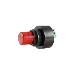 MESAN MS 1207.3-24VDC Ø28 PANO MONTAJ LED BUZZER KESİK / SABİT SES KLEMENS