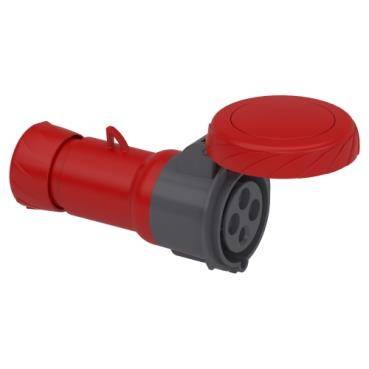 Schneider electric PKF32M734, PratiKa Uzatma Prizi, serbest - düz - 4*32 A - 3P + E - 380...415 V AC - IP67 - 1