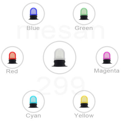 MESAN MS 294.12-24VAC/DC Ø70 RGB LED KONTAK TİP BUZZER TABAN MONTAJ - 2