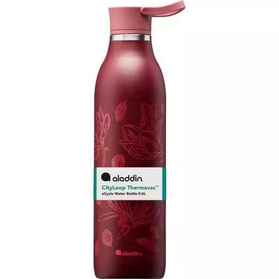Aladdin Aladdin CityLoop Thermavac eCycle Paslanmaz Çelik Su Şişesi 0,60 Lt - Bordo - 2