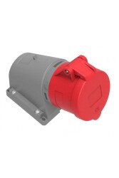 Bemis BC1-3505-2535 5x32A 380V IP44 CEE Norm 90 Derece Eğik Duvar Prizi - Bemis