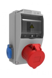 Bemis BD1-2134-2020 5/32A 380V V5 3lü Kombinasyon Kutusu - Bemis