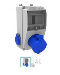 Bemis BEM70-869, 3-32A 220V 1 AD Ön 1-16A 220V 2 AD Yan Kombinasyon Halojen Free - Bempa