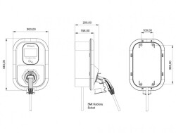 Bemis BEV-3011-1005, Araç Şarj İstasyonu Model 3 Charger PRO 2 GSM Modüllü - 2