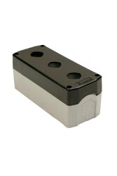 Bemis BT3-3000-0006 IP67 Siyah 3lü Plastik Buton Kutusu - Bemis