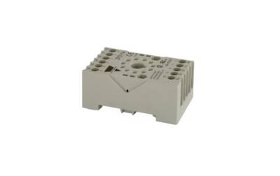 Carlon Gavazzi ZPD11A, RCP Endüstriyel Elektromekanik Röleler için Soketler, 11 kutuplu Undecal, 3PDT (3 Değişim Kontağı), 10A, Vidalı terminaller, Hizalanmış konumdaki terminaller - 1