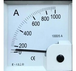 ECS ANALOG AMPERMETRE 300/5A 72*72