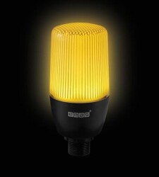 Emas IF5Y024ZM05 Sarı 55 MM 24V AC/DC Buzzerli Led İkaz Lambası - Emas Elektroteknik