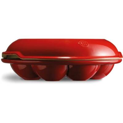 Emile Henry EH345505 Seramik Yuvarlak Ekmek Fırın Kabı (30,5x30,5) Kırmızı - 1