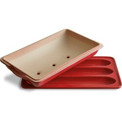 Emile Henry EH345506 Seramik Baget Ekmek Fırın Kabı (39,5x23x10 ) - 4