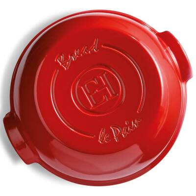 Emile Henry EH345507 Seramik Yuvarlak Ekmek Fırın Kabı (32,5x30) - 2