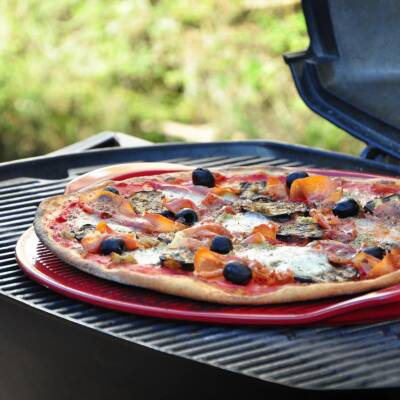 Emile Henry EH347614 Seramik Yuvarlak Pizza Fırın Kabı (40x35x13) - 6