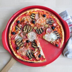 Emile Henry EH347614 Seramik Yuvarlak Pizza Fırın Kabı (40x35x13) - 7