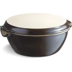 Emile Henry EH795507 Seramik Yuvarlak Ekmek Fırın Kabı (32,5x30) - 5