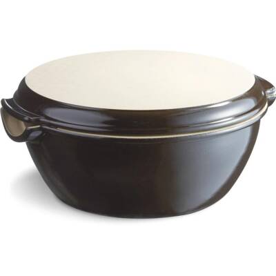 Emile Henry EH795507 Seramik Yuvarlak Ekmek Fırın Kabı (32,5x30) - 5