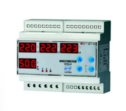 ENTES ELEKTRONİK EPM04, elektrik panolarındaki akım, gerilim ve frekans gibi elektriksel değerleri hassas bir şekilde ölçen dijital bir ölçü cihazıdır
