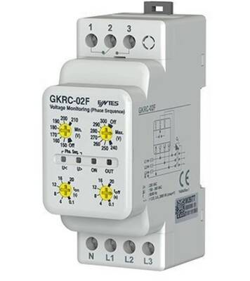Entes GKRC-M2 Pk28 Monofaz 230Vac T/İ Cap. Gerilim Koruma Rölesi M1932 - 1