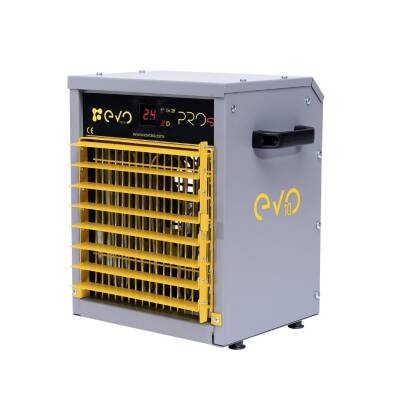 Evo10 PROs - 10 kw Kumandalı ve Dijital Endüstriyel Elektrikli Fanlı Isıtıcı - 2