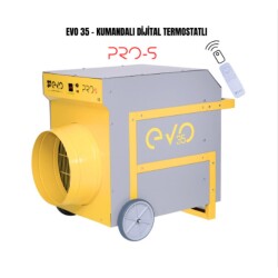 Evo40 PROs - 40 kw Kumandalı ve Dijital Endüstriyel Elektrikli Fanlı Isıtıcı - 1