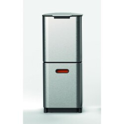 Joseph Joseph 30063 Totem 40 Litre Paslanmaz Çelik Çöp Kovası - 2