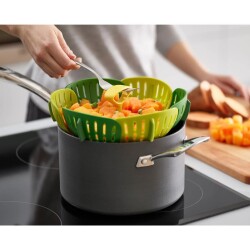 Joseph Joseph 45030 Bloom Katlanır Buharda Pişirme Sepeti - Yeşil - 4