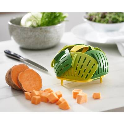 Joseph Joseph 45030 Bloom Katlanır Buharda Pişirme Sepeti - Yeşil - 6