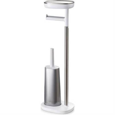 JOSEPH JOSEPH 70519 EASYSTORE TUVALET KAĞITLIK & FIRÇA SETİ - ÇELİK - 1