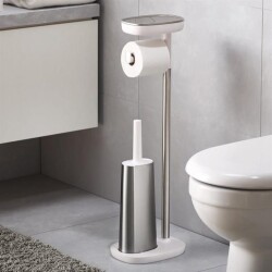 JOSEPH JOSEPH 70519 EASYSTORE TUVALET KAĞITLIK & FIRÇA SETİ - ÇELİK - 2