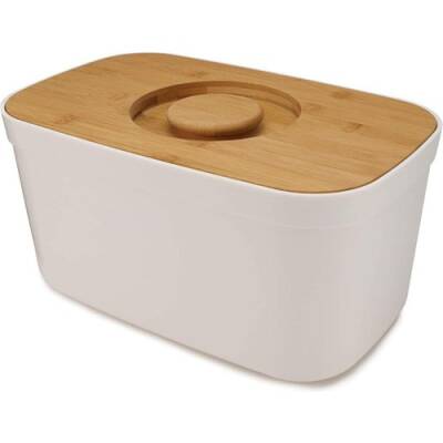 Joseph Joseph 81097 Ekmek Kutusu Entegre Kesme Tahtası - Beyaz - 1