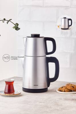 Karaca Tea Break Silver Inox Çelik Su Isıtıcı & Çay Makinesi - 1