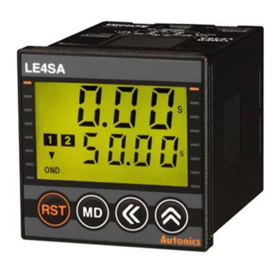 LE4SA 48X48mm 24-240VAC LCD Ekran Dijital Zamanlayıcı - 1