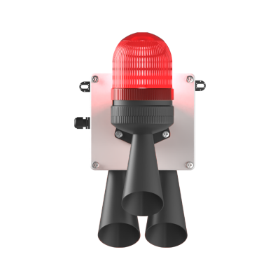 MESAN MS 5806.1.12-24VAC/DC LED Multifonksiyon 3X 43 Ses Elektronik Siren - 4