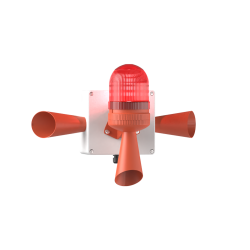 MESAN MS 5807.1.12-24VAC/DC LED Multifonksiyon 3X 43 Ses Elektronik Siren - 2