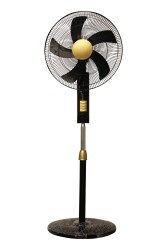 LUXELL LXF-518 G 18'' 5 YAPRAK 75W AYAKLI VANTİLATÖR - SİYAH / GOLD - Luxell