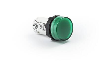 MB Serisi Plastik LED'li 110V AC Yeşil 22 mm Sinyal - 1