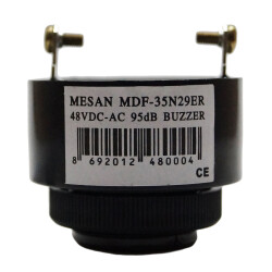 MESAN MS 1203.48VAC-DC Ø28 PANO MONTAJ BUZZER KESİK SES TERMİNAL & VİDA - 3