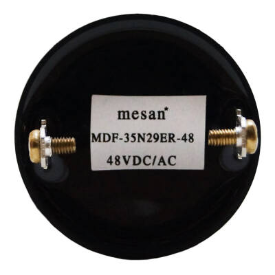 MESAN MS 1203.48VAC-DC Ø28 PANO MONTAJ BUZZER KESİK SES TERMİNAL & VİDA - 4