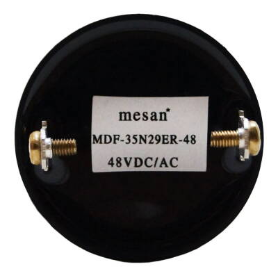 MESAN MS 1203.48VAC-DC Ø28 PANO MONTAJ BUZZER KESİK SES TERMİNAL & VİDA - 7