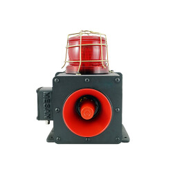 MESAN MS 1333.1.110-220VAC ENDÜSTRİYEL IŞIKLI SİREN 43 SES KONTAKLI ALÜMİNYUM GÖVDE - 5