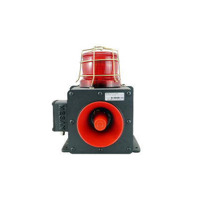 MESAN MS 1333.1.110-220VAC ENDÜSTRİYEL IŞIKLI SİREN 43 SES KONTAKLI ALÜMİNYUM GÖVDE - 8