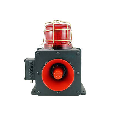 MESAN MS 1333.1.110-220VAC ENDÜSTRİYEL IŞIKLI SİREN 43 SES KONTAKLI ALÜMİNYUM GÖVDE - 5