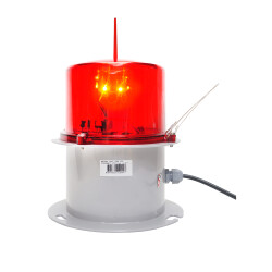 MESAN MS 1362.1.220VAC UÇAK İKAZ LAMBA LED ÇELİK - MESAN