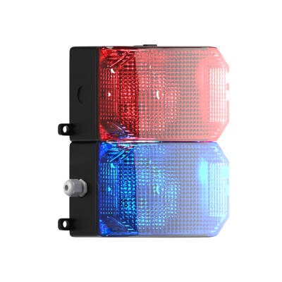 MESAN MS 218.1.2.12-24VAC/DC 2 KAT KÜP LED MULTİFONKSİYON İKAZ LAMBA - 4