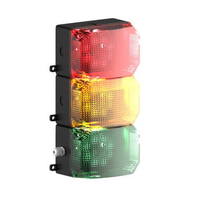 MESAN MS 219.1.3.2.110-220VAC 3 KAT KÜP LED MULTİFONKSİYON İKAZ LAMBA - 3