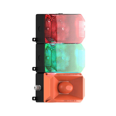 MESAN MS 223.1.2.12-24VDC 2 KAT KÜP LED MULTİFONKSİYON 43 SES SİREN - 3