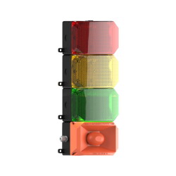 MESAN MS 224.1.3.2.110-220VAC 3 KAT KÜP LED MULTİFONKSİYON 43 SES SİREN - 4