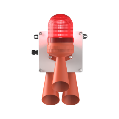 MESAN MS 5806.1.110-220VAC LED Multifonksiyon 3X 43 Ses Elektronik Siren - 1