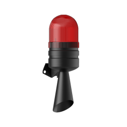 MESAN MS 5811.1.24VAC/DC Ø70 Xenon Çakar 2 Ses Borulu Elektronik Siren Duvar Montaj - 3