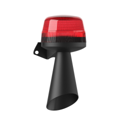 MESAN MS 5841.1.12-24VAC/DC Ø70 LED Multifonksiyon 10 Ses Borulu Elektronik Siren Duvar Montaj - 2
